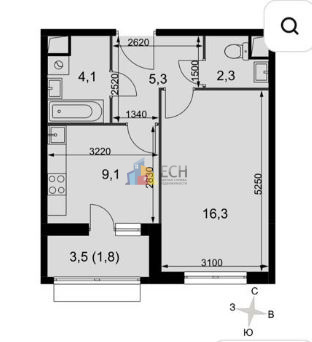 Однокомнатные квартиры в Москве, купить однокомнатную квартиру 